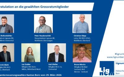 Gratulation an die gewählten Grossratsmitglieder